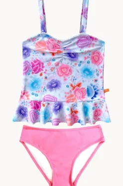 Girls Miss Peony Tankini Set