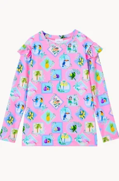 Girls Pink Resort Suntop