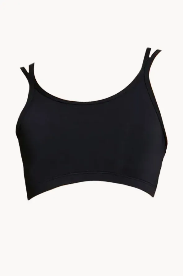Girls Plain Crop Top