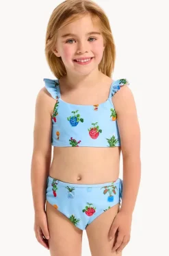 Girls Playa Bonita Frill Crop Set