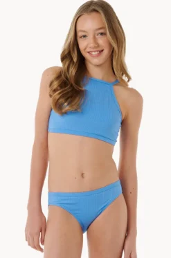 Girls Premium Rib Crop Set