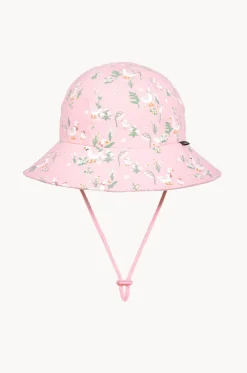 Girls Quackers Ponytail Bucket Hat