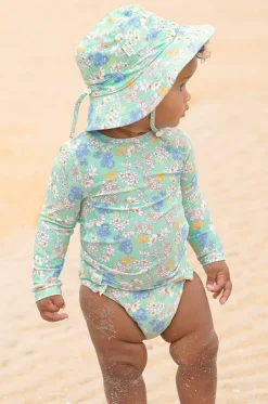 Girls Sea Blossom Swim Sunhat