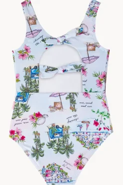 Girls Secret Vacay Cut Out One Piece
