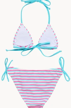 Girls Sorbet Stripe Tri Set