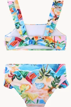 Girls South Pacific Frill Crop Set