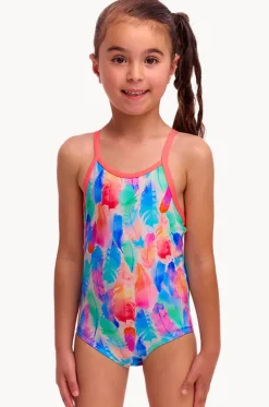 Girls Tickle Pink One Piece