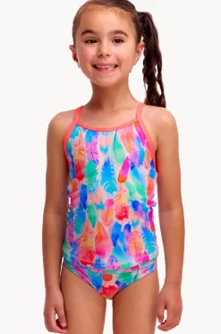 Girls Tickle Pink Tankini Set