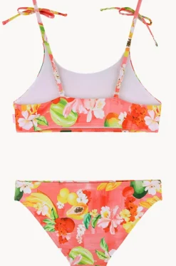 Girls Tropique Tie Crop Set