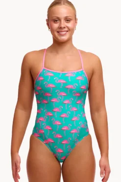 Go Flamingo Single Strap One Piece