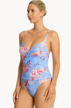 Indochine Cross Front Scoop Back One Piece