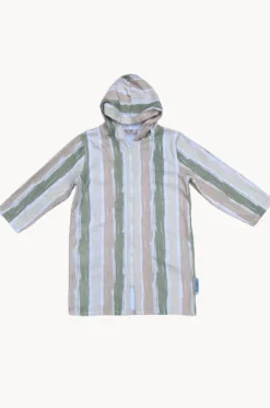 Island Sand Hooded Towelling Robe M/L