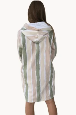 Island Sand Hooded Towelling Robe M/L