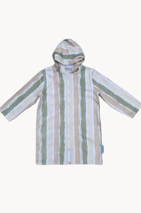 Island Sand Hooded Towelling Robe S/M