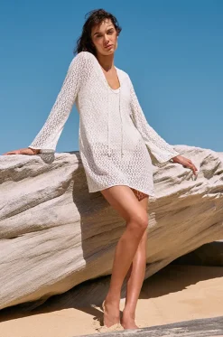 Jetset Stretch Lace Kaftan
