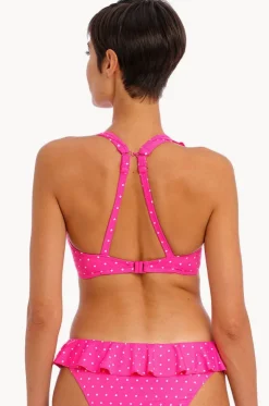 Jewel Cove F Cup Frill Plunge Bra