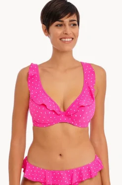 Jewel Cove G Cup Frill Plunge Bra