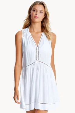 Ladder Detail Dress