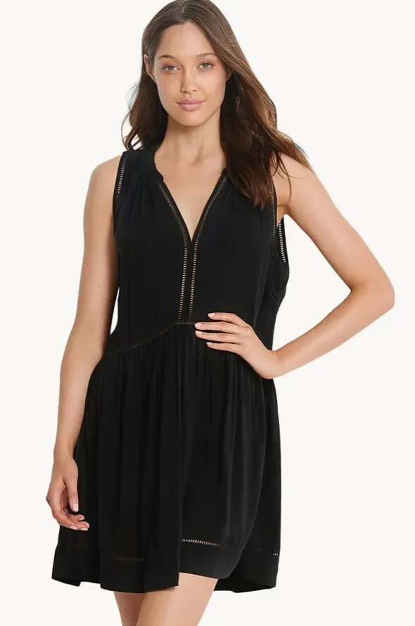 Ladder Detail Dress