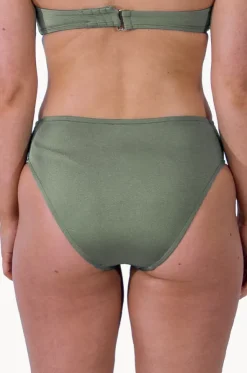 Lustre Mid Rise Ruched Pant