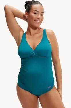 Maternity V Neck U Back One Piece