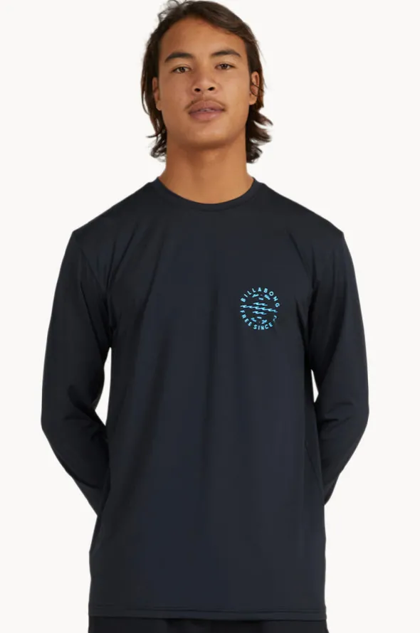 Mens Big Wave Daz Long Sleeve Suntop