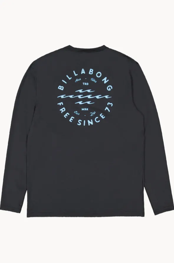 Mens Big Wave Daz Long Sleeve Suntop