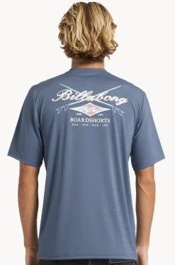 Mens Crossboards Short Sleeve Suntop