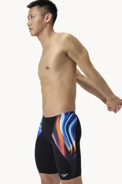 Mens Lava Blur Digital V-cut Jammer