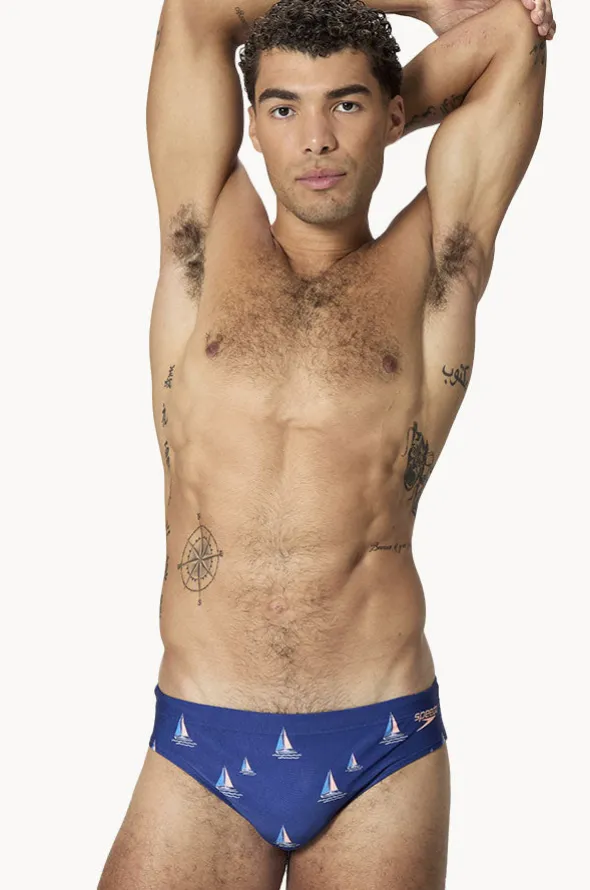 Mens Sailboat Brief
