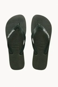 Mens Top Rubber Logo Thong