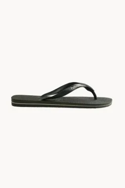 Mens Top Rubber Logo Thong