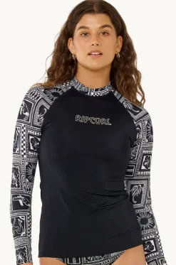 Mermaid Beach Long Sleeve Suntop
