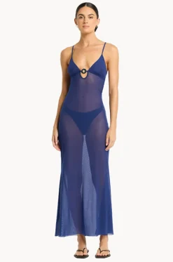 Mesh Cindy Ring Maxi Dress
