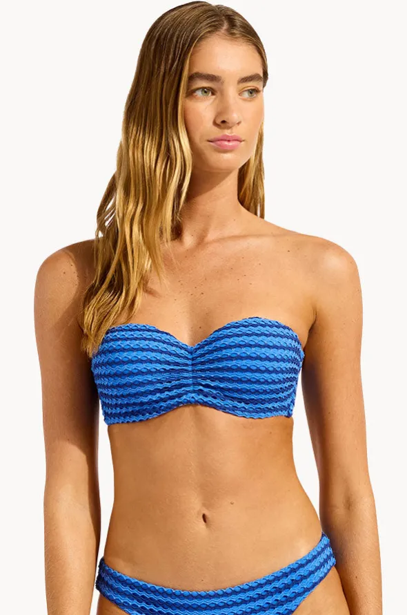 Mesh Effect Bustier Bandeau