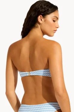 Mesh Effect Bustier Bandeau