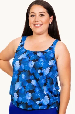 Midnight Island Blouson Tankini Separate +