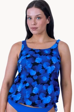 Midnight Island D/DD Cup Blouson Tankini Separate