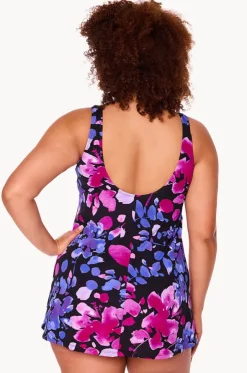 Paper Flowers Swim Dress