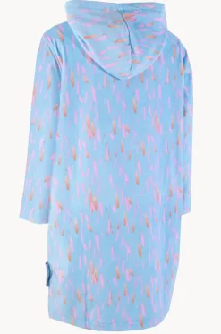 Pastel Breeze Hooded Towel Robe L/XL