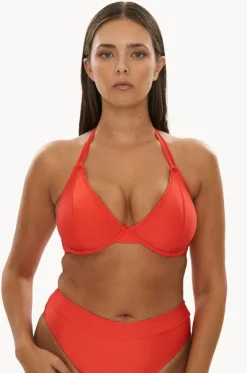 Plain FF/G Cup Underwire Halter