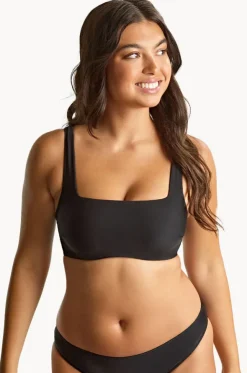 Plain Gina G Cup Square Neck Crop