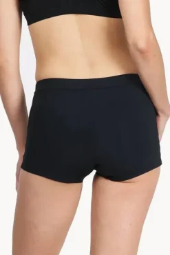Plain High Waisted Boyleg