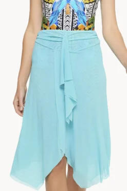 Plain Mesh Frill Skirt