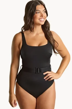 Plain Serena G Cup Square Neck One Piece