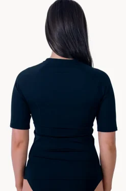 Plain Short Sleeve Suntop