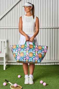 Pop Floral Oversized Tote