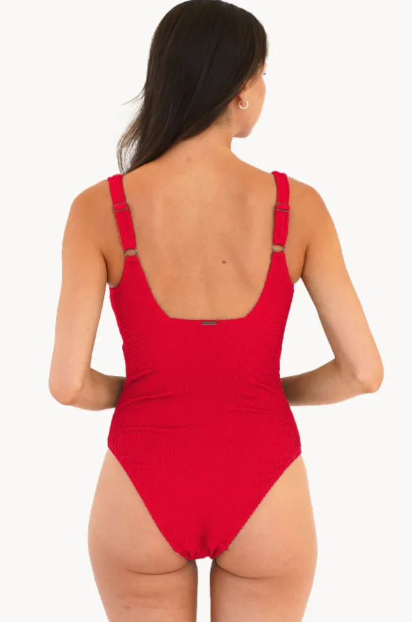 Retro Deco F/G Cup Square Neck One Piece