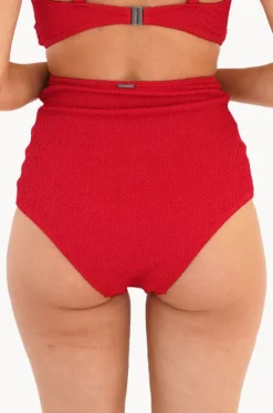 Retro Deco High Waist Gathered Pant