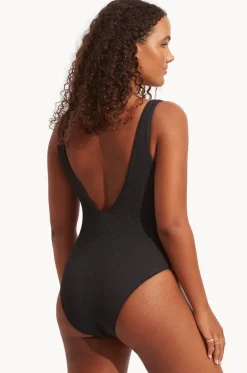 Sea Dive Deep V Neck One Piece